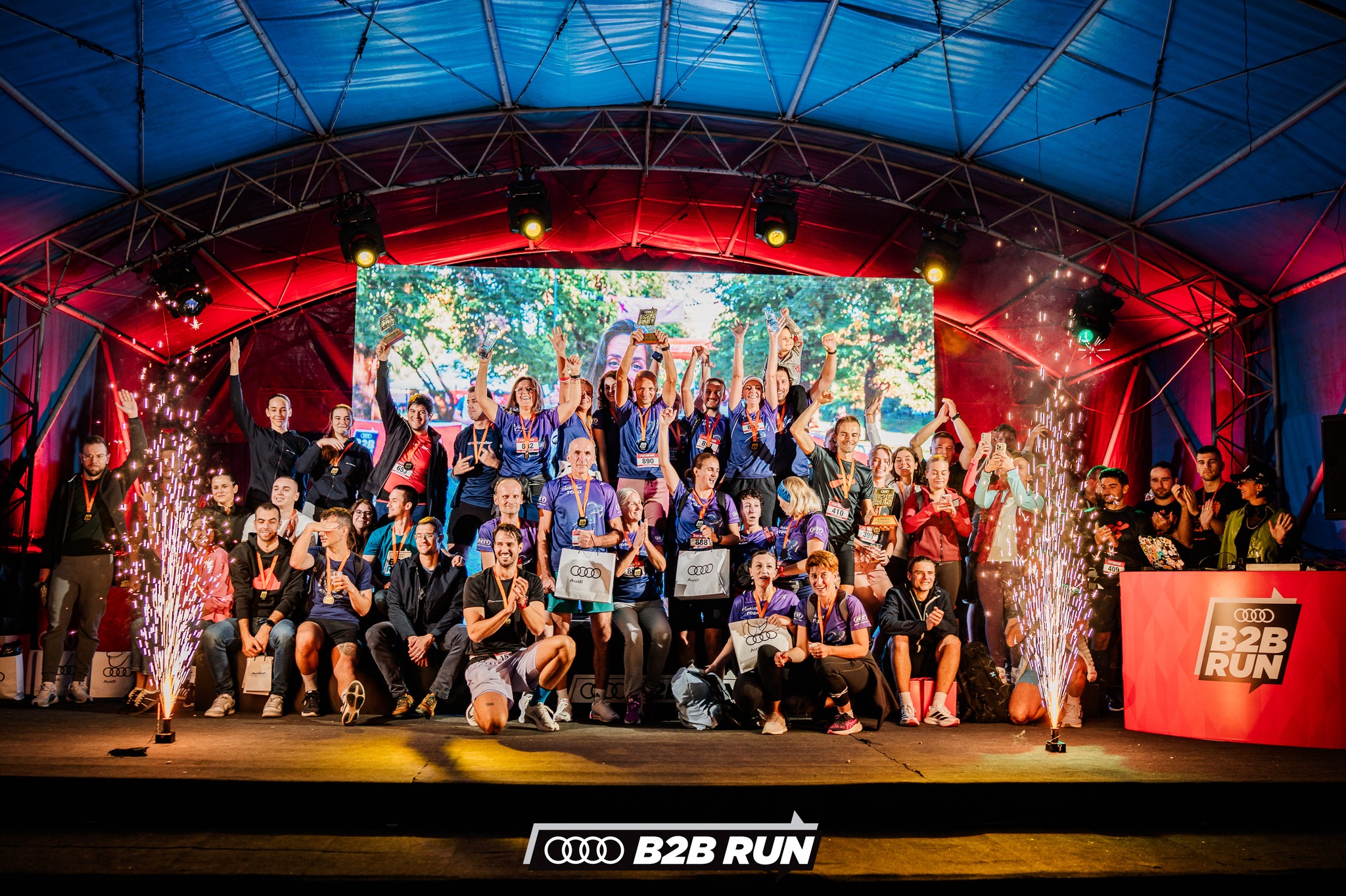 Pobjeda Best tima na Audi B2B Run utrci